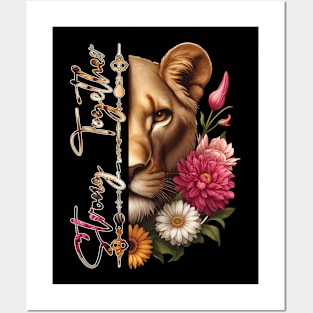 Lion Couple Matching Posters and Art